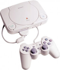 Playstation 1 Slim (PSone) Console, White, Unboxed