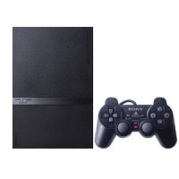 PlayStation 2 Slimline Console with Two controllers