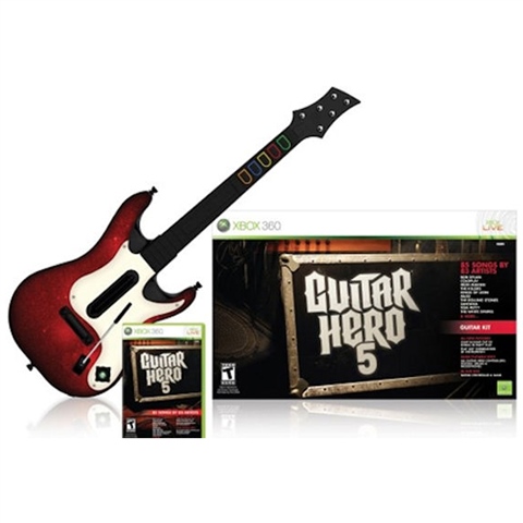 Guitar Hero 5 (With Guitar) Xbox 360