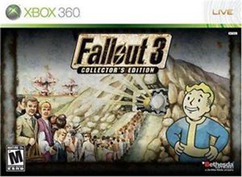 Fallout 3 Collectors Ed. Tin Box (18) Xbox 360