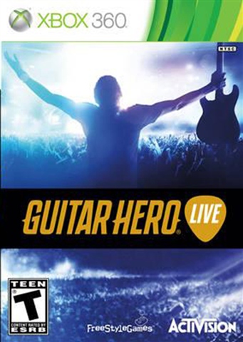 Guitar Hero Live + 6 Button Guitar + USB Dongle Xbox 360