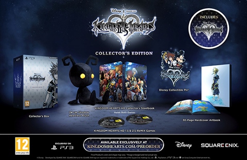 Kingdom Hearts HD 2.5 ReMix CE + Plush-Toy+Pin+Art Book PS3