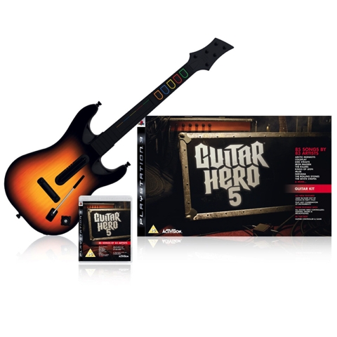 Guitar Hero 5 (With Guitar) PS3