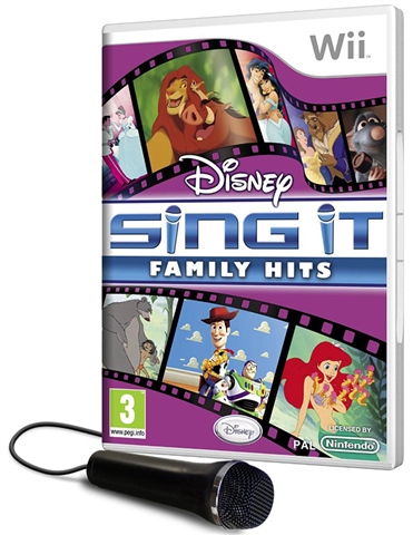 Disney Sing It - Family Hits (With Microphone) Wii