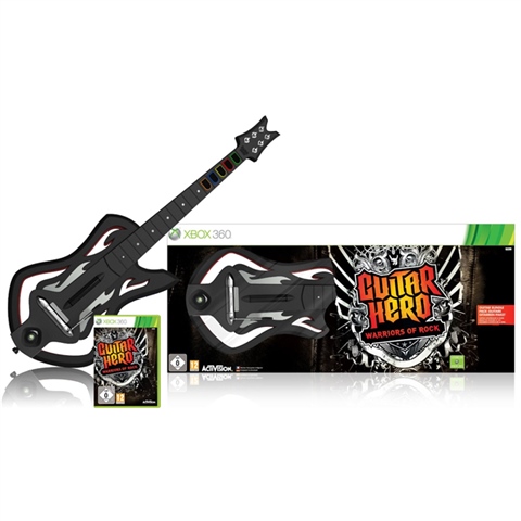 Guitar Hero: Warriors Of Rock + Guitar Xbox 360