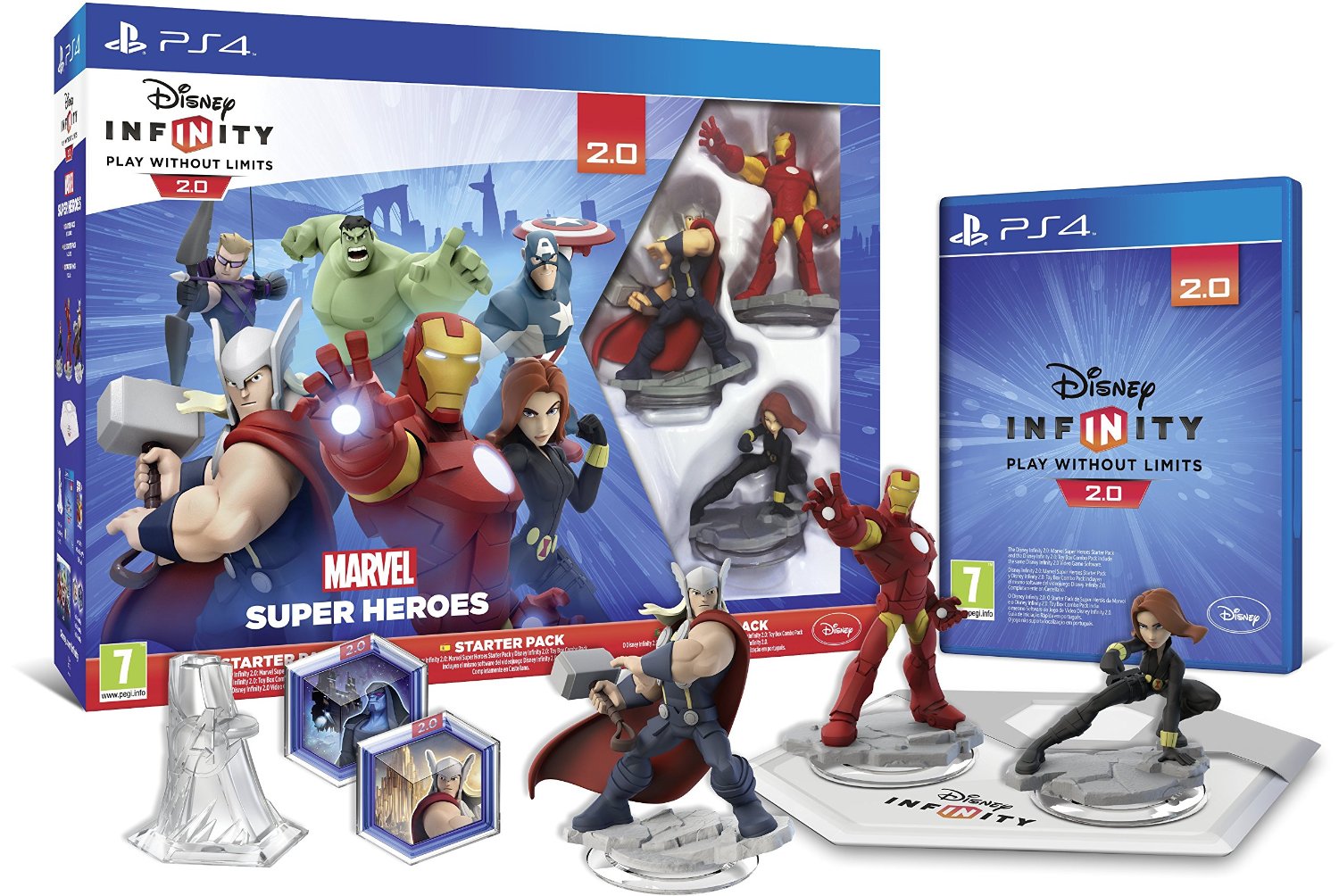 Disney Infinity 2.0 Marvel Superheroes Starter Pack PS4