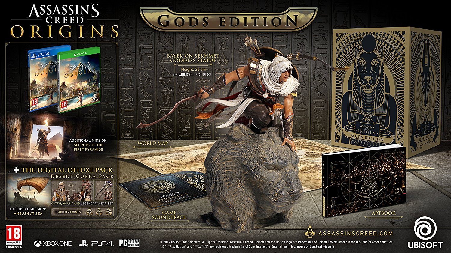 Assassin's Creed Origins Gods Collector's Edition PS4