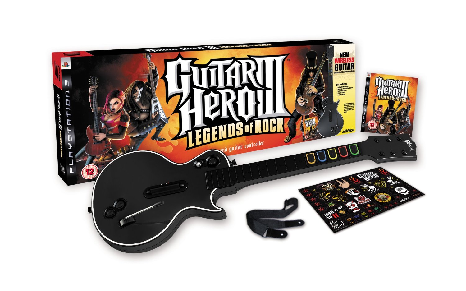 Guitar Hero 3 Legends Of Rock with Wireless Guitar PS3