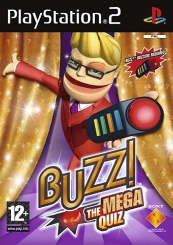 Buzz: The Mega Quiz with 4 Buzzers PS2