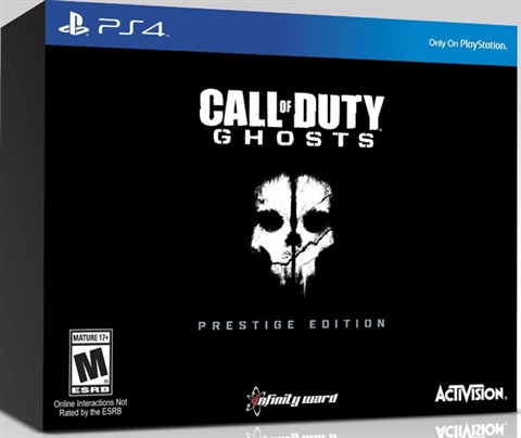 Call Of Duty: Ghosts Prestige Edition PS4