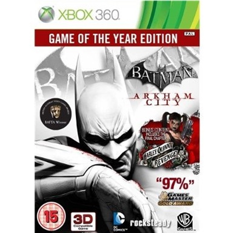 Batman Arkham City GOTY (15) 2 Disc XBOX 360