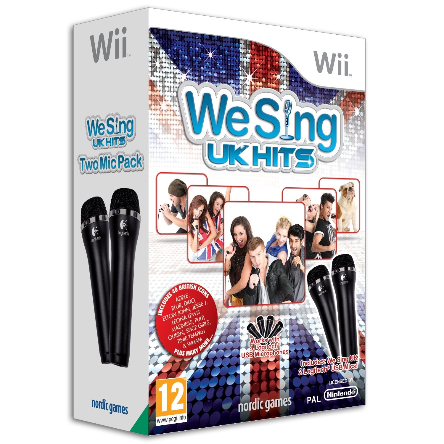We Sing: UK Hits with Twin Mic Bundle Wii
