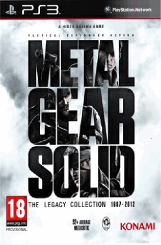 Metal Gear Solid: Legacy Coll *No Code* PS3