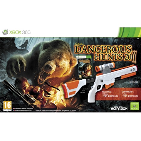 Cabela's Dangerous Hunts 2011 +TSE Gun Xbox 360