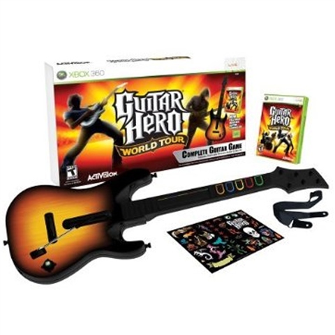 Guitar Hero World Tour (With Guitar) Xbox 360