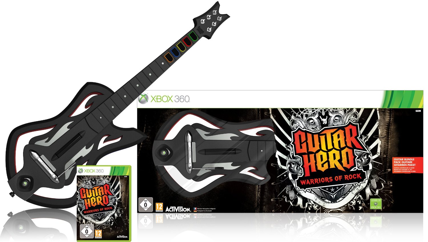 Guitar Hero 6: Warriors of Rock Guitar Bundle Xbox 360