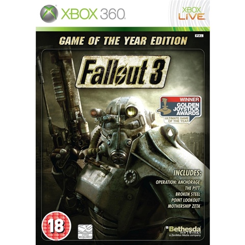 Fallout 3 GOTY Ed (18) 2 Disc Xbox 360